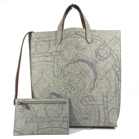 HERMES Shoulder Bag Shoulder Bag Karimi GM Shoulder Bag with pouch Tote Bag - Picture 1 of 16